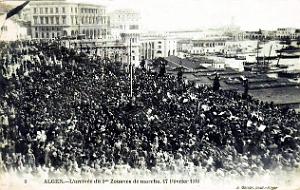 Alger - 9e Zouaves - Arrivee - 1919